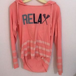Pink Lacrosse Hoodie
